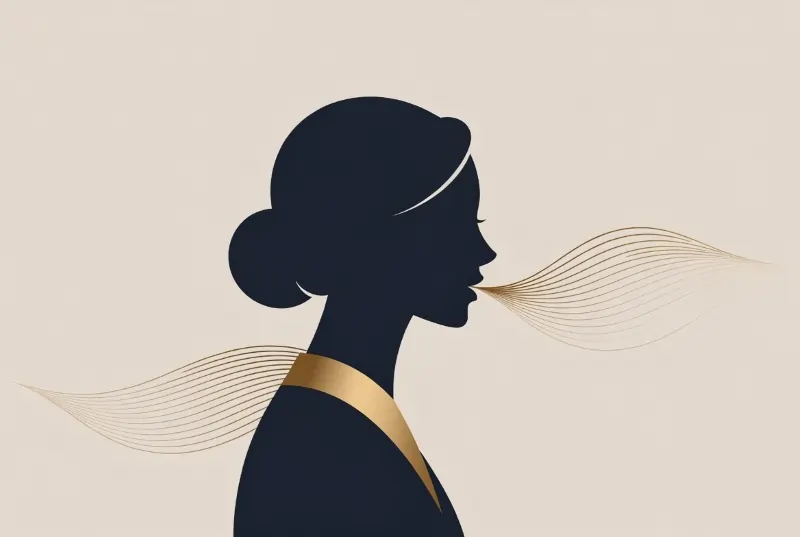 Ilustración sobre voz y comunicación verbal en el Método BRAVO