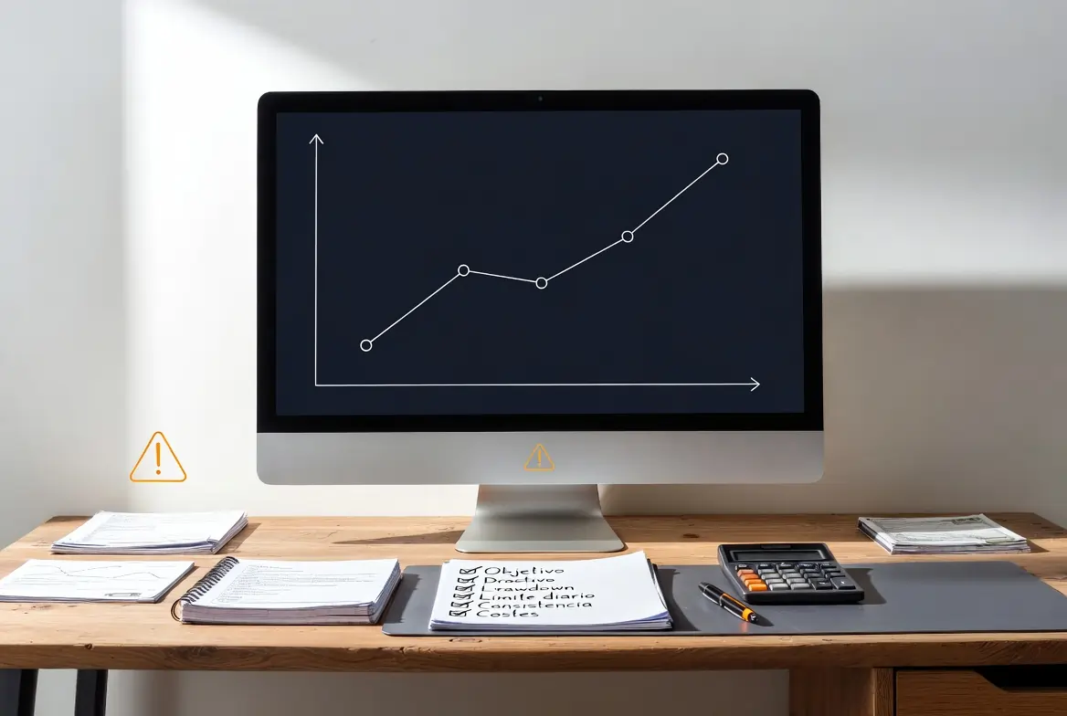 Riesgos de los cursos de trading con cuentas fondeadas: qué revisar antes de pagar