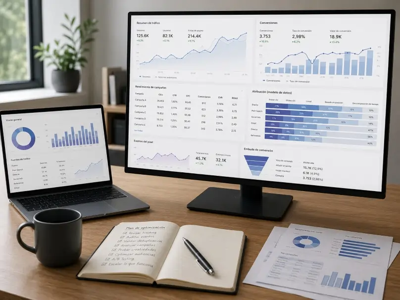 Medición de campañas, píxel, Google Tag Manager y métricas en Partner 360