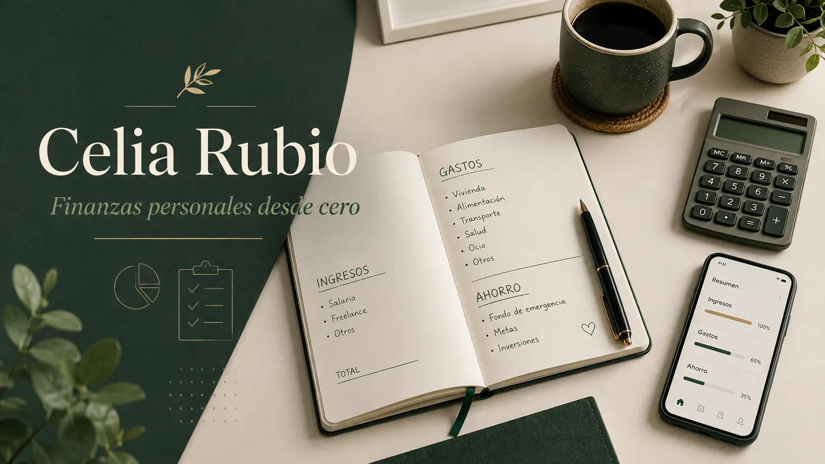 Celia Rubio, finanzas personales desde cero