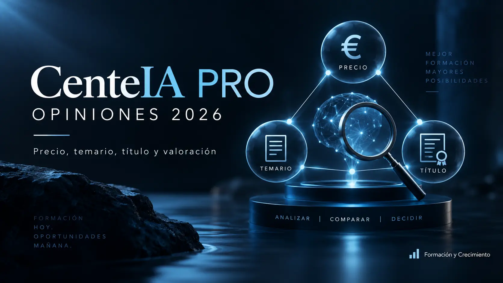 CenteIA PRO opiniones 2026 sobre precio, temario, título y valoración